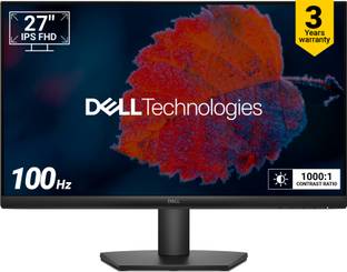 DELL SE-Series 68.58 cm (27 inch) Full HD LED Backlit IPS Panel with Contrast 1,000:1, Tilt Adjustment...