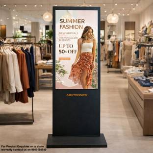 ABHTRONICS 3000 SERIES 165.1 cm (65 inch) 4K Ultra HD IPS Panel Monitor (65inch Digital Signage Stande...