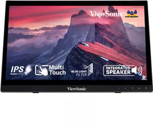 ViewSonic 40.64 cm (16 inch) Full HD LED Backlit TN Panel Touch compatible, ergonomic design Monitor (TD1630-3 Touch Monitor 10 Touch POS)