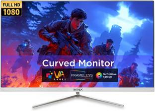 Intex 60.96 cm (24 inch) Curved Full HD VA Panel Gaming Monitor (IT-1702 24" Curved Full HD Gaming Mon...