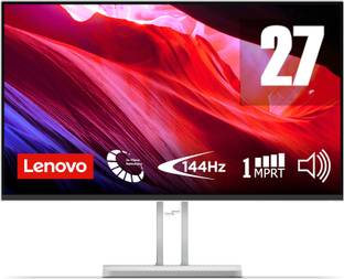 Lenovo L-Series 68.58 cm (27 inch) Full HD LED Backlit IPS Panel with 99% sRGB, 1xHDMI1.4, 1xVGA, Tilt...