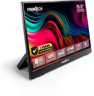 Frontech - 39.62 cm (16 inch) Full HD IPS Panel Monitor (Portable LED Monitor – 10000mAh Rechargeable ...