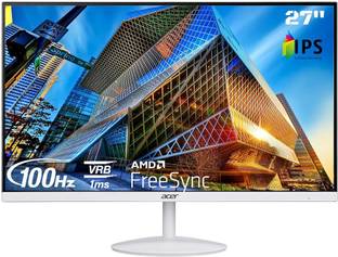 Acer 68.58 cm (27 inch) Full HD IPS Panel with Blue Light Shield, Low Dimming, Comfy View, Eco Display, 2X1W Inbuilt Speakers, Wall Mountable Ultra Thin Monitor (SA272E)