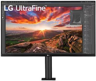 LG UltraFine 80.01 cm (32 inch) 4K Ultra HD IPS Panel HDR10, Ergonomic, USB Type-C Monitor (32UN880)