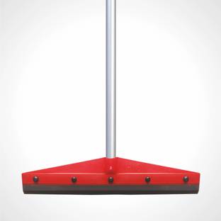 HIC Bathroom Cleaning Floor Wiper with Long Handle, Wide Quality rubber strip Kitchen Wiper