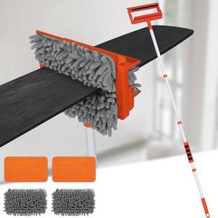 Rywell 3-in-1 Ceiling Fan Cleaner Duster with 159cm Extendable Handle Dust Mop