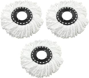 Yogini Greens 360 Spin Microfiber Mop Head Refills Only (Standard Size) (Pack of 3) Refill