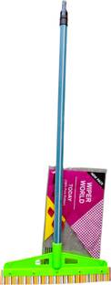 WiperWorld 16" Floor Wiper with 4ft Rod for Home, Shop, Office & Bathroom Cleaning(1pc) Floor Wiper