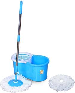 Esquire Esquire Elegant 360° Spin Mop Bucket Set with Additional Refill - Blue Mop Set Mop Set