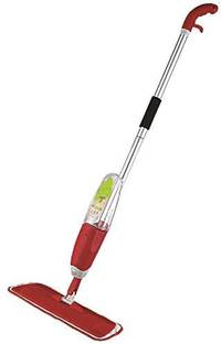 Shoppable Stainless Steel Microfiber Floor Cleaning Spray Mop with Removable Washable Cleaning Pad and Integrated Water Spray Mechanism, mop for Cleaning Floor, 360 Degree Floor Cleaning Mops Wet & Dry Mop