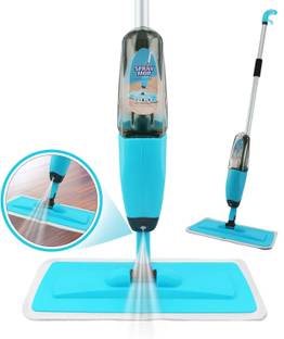 SANGAM 2 in 1 Spray Mop with Microfiber Washable Pad , 360d Easy Floor Cleaning Microfibre Wet and Dry Brush