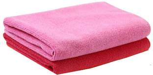 Upkaranwale Microfiber Cloth 20x20 cm Lint Free Multipurpose Cloths for Cleaning 2 Pcs Wipes