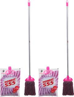 Monkey 555 Single Clip Mop - Pack of 2 Mop Set