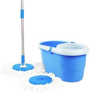 A To Z Sales Magic Spin Mop 360Â° 2 refills Mop Set