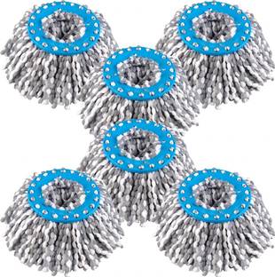 Primeway Polyester Microfibre Replacement Mop Head (Refill), 38cm Diameter Mop Head