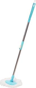 Pranay's Kleanup Smart Spin Mop-Mop Stick|Wet & Dry Cleaning Mop|Mops Pocha 1 Microfiber Refill Mop Set, Mop, Mop Refill