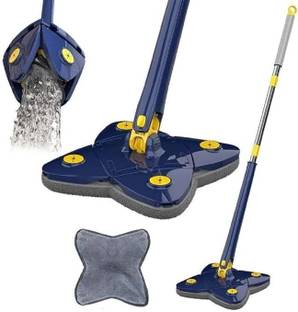 NewAKfashion 360° Rotatable Adjustable Cleaning Mops Triangle Mop Dust Mop