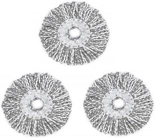 Magic Providers Replacement Mop Head Refill | Spin Mop Refill | Microfiber Mop Refill| Pack of 2 Dust Mop