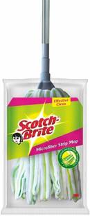 Scotch-Brite Microfiber with Telescopic Handle for Fine Dirt Removal Strip Mop