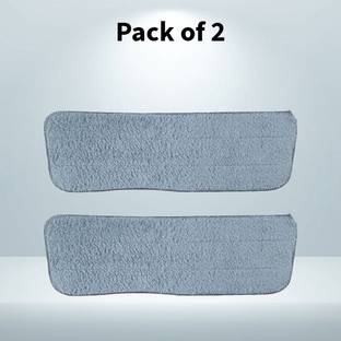 DeoDap Microfiber flat mop replacement pad for floor cleaning (1 pc, 38x12cm) Refill