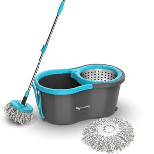 Lifelong LLMOP902 Steel Spin with Trolley Mop Set