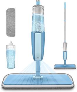 Krinus Spray Mop with Removable Washable Cleaning Pad and Water Spray Mechanism Wet & Dry Mop
