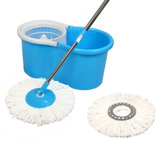 Esquire Esquire Elegant 360 degree spin Mop with additional refill Mop Set