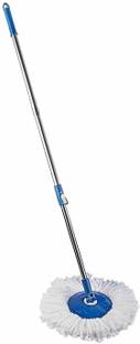 Lariox Floor Cleaning Spin Mop Stick with Extendable Handle/Rod and Microfiber Refill Mop Head