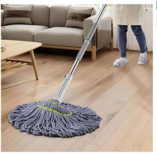 evoza Self-Wringing Twist Mechanism for Wet/Dry Floor Cleaning Mop Head
