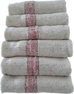 स्टीलो ब्राइट Cotton Floor Cleaning Cloth/Floor Duster/Pocha,300 GSM(Off White, Large) (12pcs) वैट और ड्राई मोप