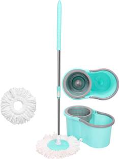Glancing Magic Spin Mop 360° Rotating Easy Moving Spin Mop Bucket (With 2 Refill) Mop Set
