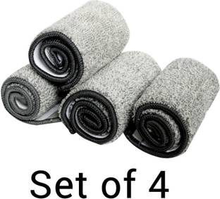 Upkaranwale Two Way Lock Mop cloth For Small Bucket Mop ( Pack of 4 Mop Cloth, 32CM X 12CM) Wipes