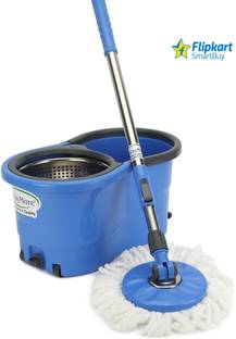 Flipkart SmartBuy Amazing Smart Easy To Clean Floor Magic Bucket Mop 2 Absorbers, Mop Set