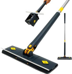 Aannie Floor Cleaning Mop with Self Squeeze Mechanism Flat 360 Rotating Head Microfiber Wet & Dry Mop