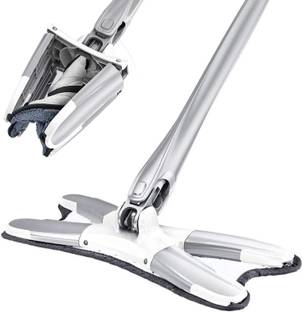 Flipkart SmartBuy X Shaped Wet & Dry Adjustable Twist Floor Cleaning Mop Long Handle(Set of 1) Wet & Dry Mop