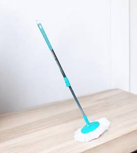 Pranay's Kleanup Premium Spin Mop-Mop Stick|Wet & Dry Cleaning Mop|Mops Pocha 1 Microfiber Refill String Mop