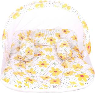 amaar praan Cotton Infants Washable APBC102_YELLOW Mosquito Net