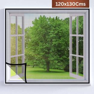 TurtleGrip Fibre Adults Washable Pre-Stitched Fiberglass Window Mosquito Net for All Types of Windows,120 GSM Mosquito Net