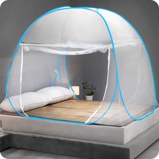 MT-ZHJL Best Quality Strong Mosquito Net 22GSM/Pvc Coated Steel/ Foldable For Double Bed Polyester Washable Adults Mosquito Net