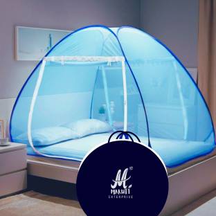 Maruti Enterprise Double Bed , Big Large Super - 6x6, 7x7, 8x8, 6x6.5 ft Mosquito Net Polyester Washable Adults Mosquito Net