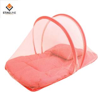 STAGLINE Cotton Infants Washable High Quality 2 Layer Mattress Baby Bedding Set Mosquito Net