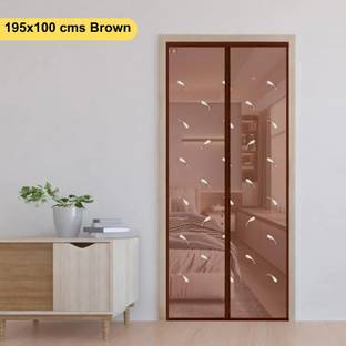 Classic Mosquito Net Polyester Adults Washable Feather Style Self-Closing Magnetic Door Mosquito Net