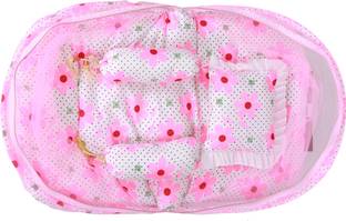 amaar praan Cotton Infants Washable APBC102_PINK Mosquito Net