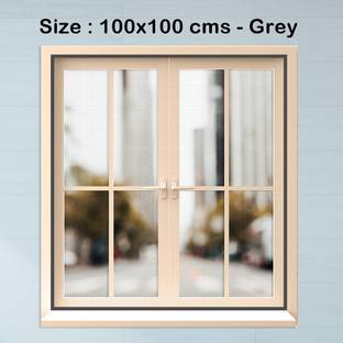 Classic Mosquito Net Fibre Adults Washable net for Windows Pre-stitched Premium 120GSM Strong Net With Hook tape window Mosquito Net