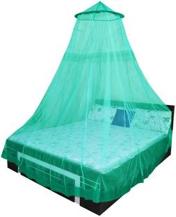 Shree Kriday Polyester Adults Washable King Size Bed Hanging Round Mosquito Net