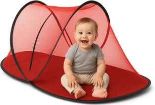 TWINKLE CARE Polyester Infants Printed 4 Stick Baby Mosquito Net 0 TO 2 Years Random Colour Mosquito Net Mosquito Net