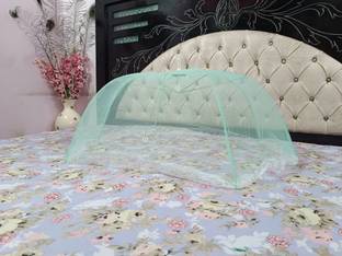 CHIKU CHERRY HDPE - High Density Poly Ethylene Infants Washable Umbrella Folding Baby Mosquito Net (Multicolor) Mosquito Net