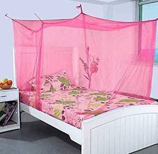 CHUNCHAN Polyester Adults Washable PRIMIUM QUALITY SINGLE BED 7 X 4 Mosquito Net