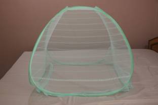 shriji creation Polyester Kids Washable Foldable Baby Mosquito Net For 0 to 36 Months Old baby with 3ftx3ftx2.5ft Size Mosquito Net