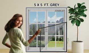 ZIMBLE Nylon Infants Washable Window Mesh Net Curtain for Home – Foldable Mosquito Net Closure for Windows Mosquito Net